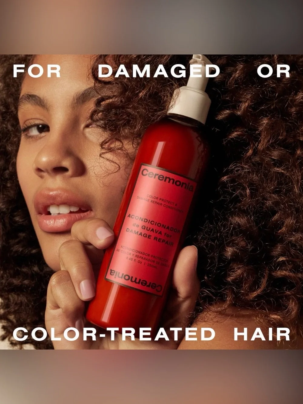 NWT Ceremonia Bundle Set: Shampoo & Conditioner — Damaged Hair + Scalp Brush